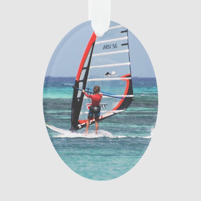 Ornamento Divertimento que Windsurfing (Frente)