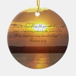 Ornamento do 15:13 dos romanos das citações da