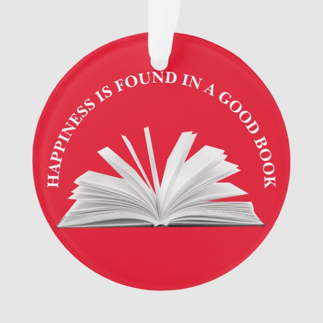 Ornamento do amante de livro (Frente)