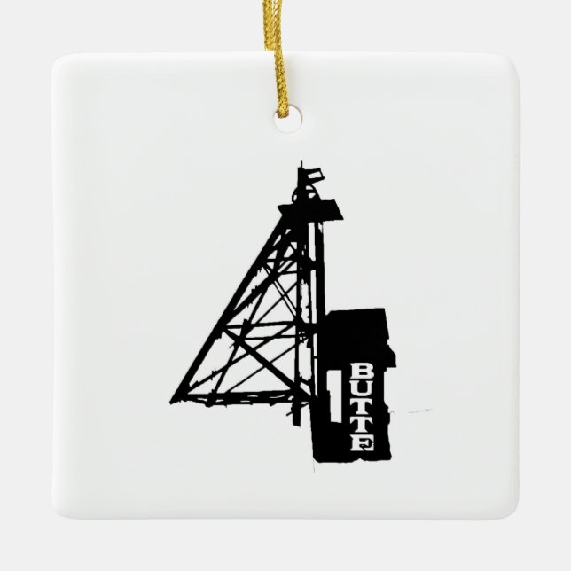 Ornamento do amor de Montana Montana do montículo (Frente)