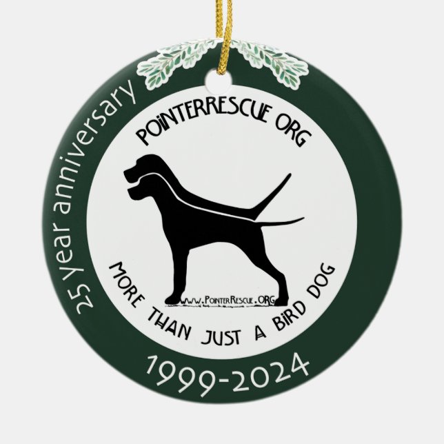 Ornamento do Aniversário de 25 Anos do PRO (Frente)