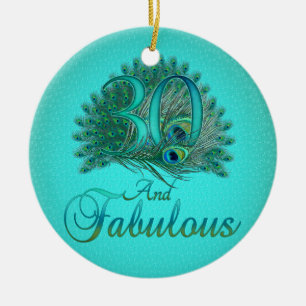 Ornamento do aniversário de 30 anos
