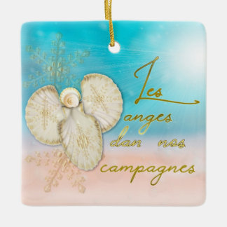 Ornamento do Anjo da Shell de Praia