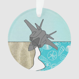 Ornamento do avião do lutador da greve da junção