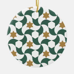 Ornamento do azulejo do Moorish