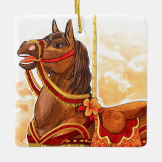 Ornamento do Cavalo de Bay Carousel