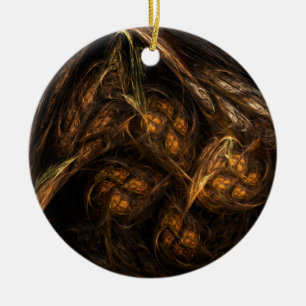 Ornamento do Círculo de Abstrato de Arte da Mãe Te