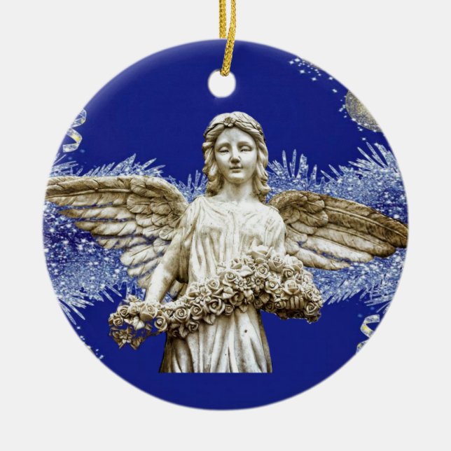 Ornamento do Círculo de Natal, Anjo de Natal (Frente)