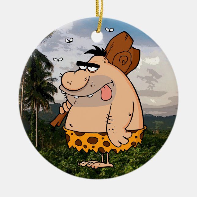 ORNAMENTO DO CLUBE DE DETENÇÃO DE CAVEMAN (Frente)