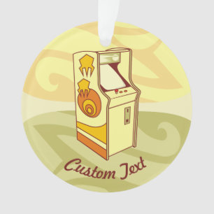 Ornamento do console do jogo de fliperama alto