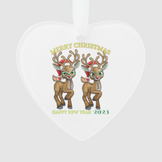 Ornamento do Coração Acrílico do rico