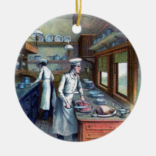 Ornamento do cozinheiro chefe do vintage
