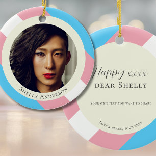 Ornamento do dia a dia da transição do orgulho tra