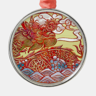 Ornamento do dragão do fogo