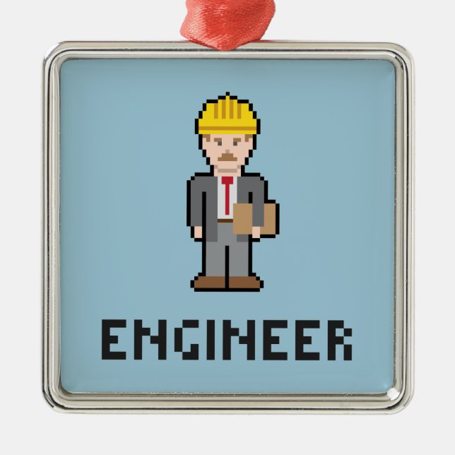 Ornamento do Engenheiro Pixel (Frente)