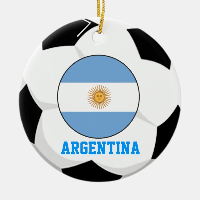 Ornamento do fã de futebol de Argentina campeonato (Frente)