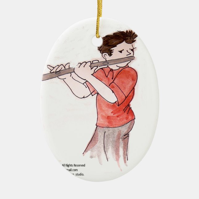 Ornamento do Flautist (Frente)