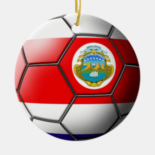 Ornamento do futebol de Costa Rica