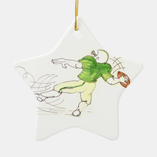 Ornamento do futebol do estratego (Frente)