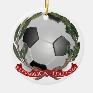 Ornamento do futebol do futebol de Italia