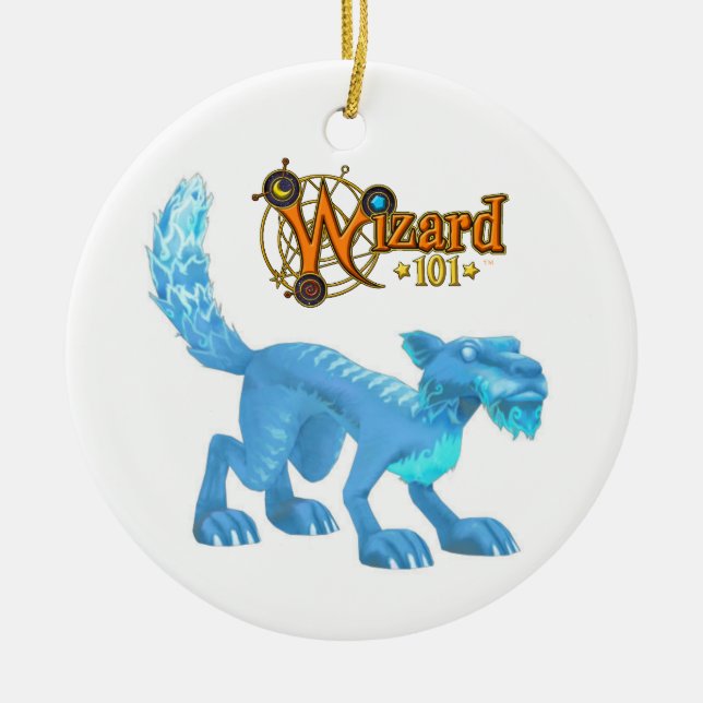 Ornamento do gato do gelo (Frente)