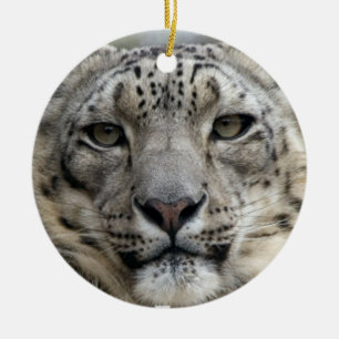Ornamento do leopardo de neve