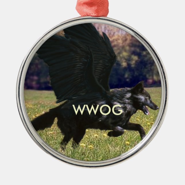 Ornamento do lobo de WWOG (lobos voados de (Frente)