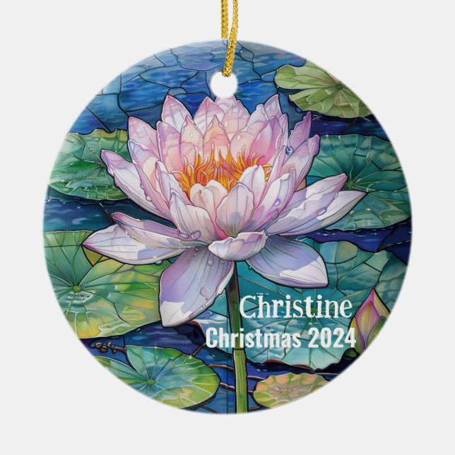 Ornamento do Lotus Personalizado (Frente)