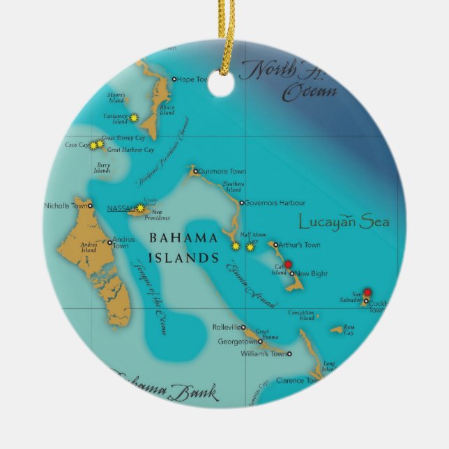 Ornamento do mar de Lucayan (Frente)