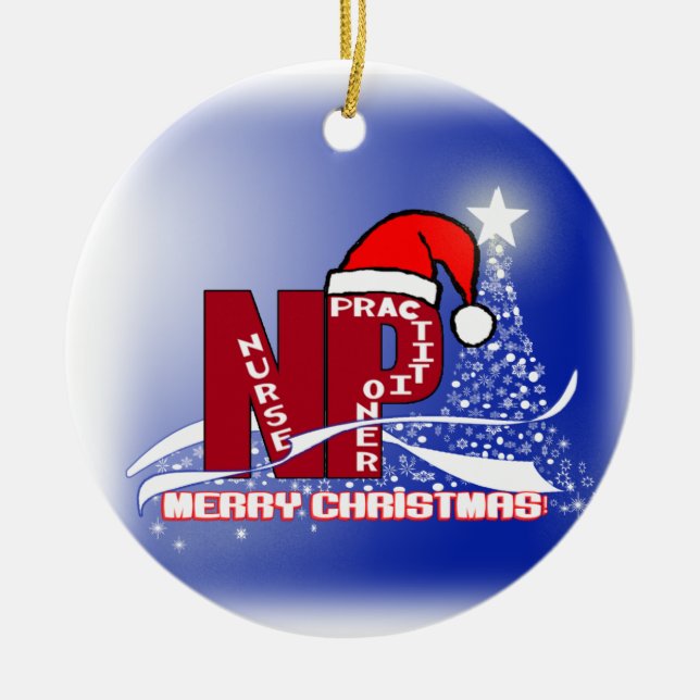 ORNAMENTO DO MÉDICO DA ENFERMEIRA DO PAPAI NOEL DO (Frente)