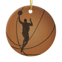 Ornamento do menino do basquetebol