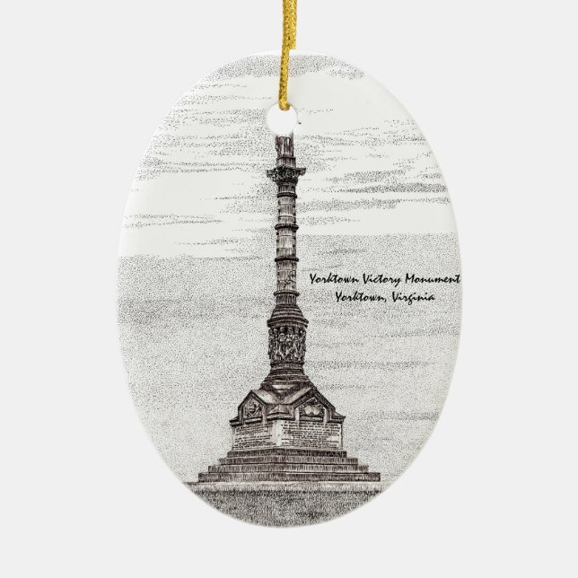 Ornamento do Monumento da Vitória Yorktown (Frente)