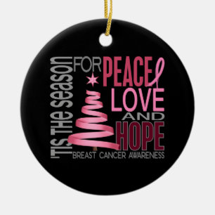 Ornamento do Natal 1 do cancro da mama