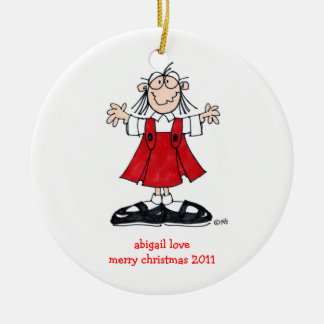 ORNAMENTO DO NATAL 2011 DO AMOR DE ABIGAIL