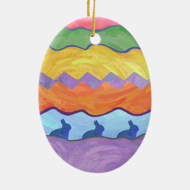 Ornamento do Ovo 2 de Páscoa (Verso)