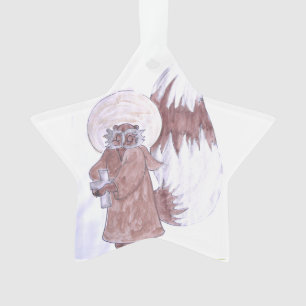 Ornamento do padre do guaxinim