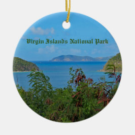 Ornamento do parque nacional de Virgin Islands