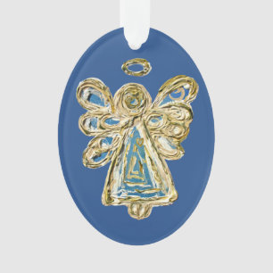 Ornamento do Pendente de Feriado de Anjo do Guardi