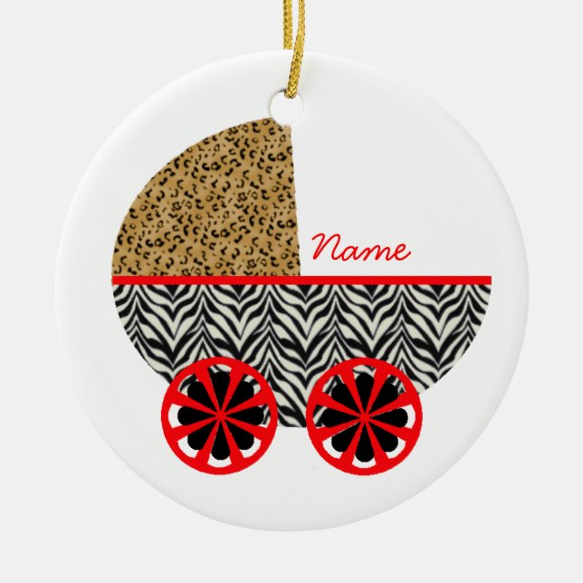 Ornamento do Pram com citações das meninas de (Frente)