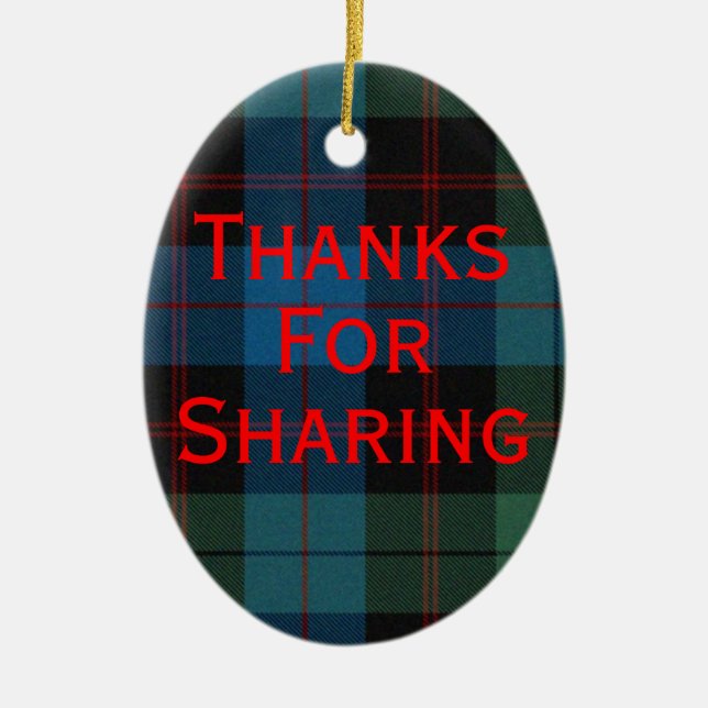 Ornamento do programa do Tartan (Frente)