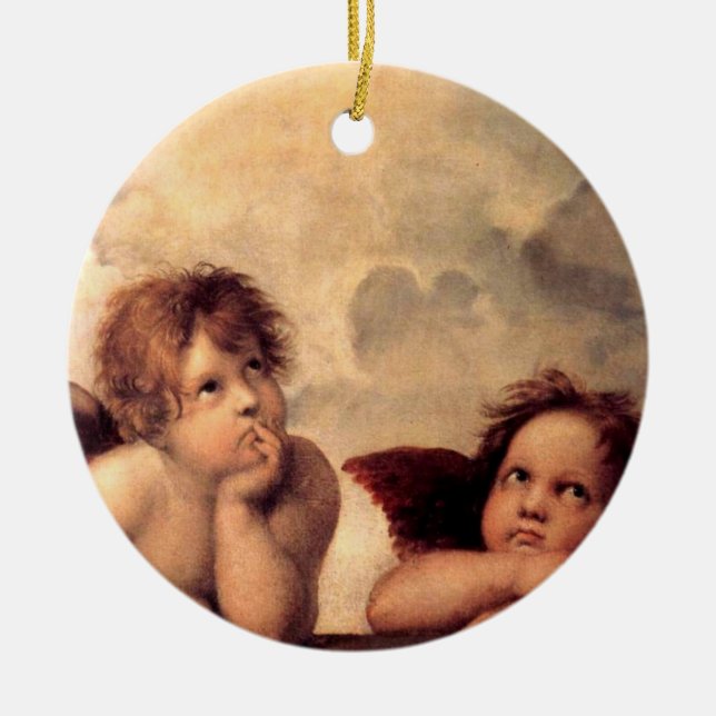 Ornamento do Putti de Raphael (Frente)