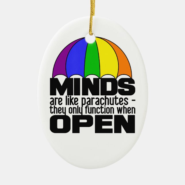 Ornamento do Rainbow Parachute (Frente)