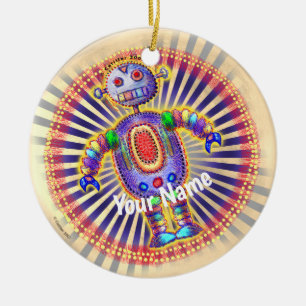 Ornamento do Rainbow Robot