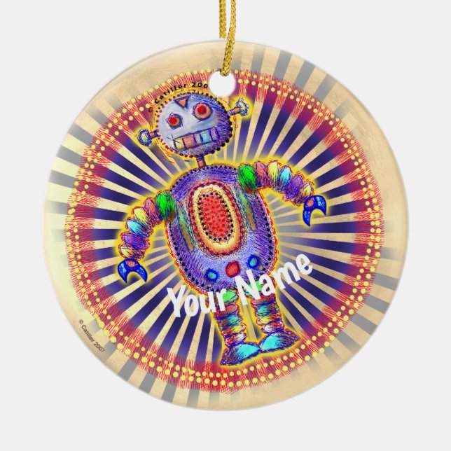 Ornamento do Rainbow Robot (Frente)