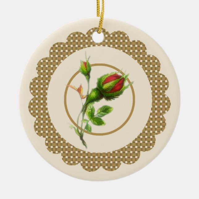 Ornamento do Rosa de Couve (Frente)