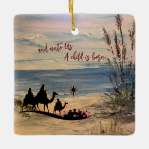 Ornamento do Seagrass Three Kings