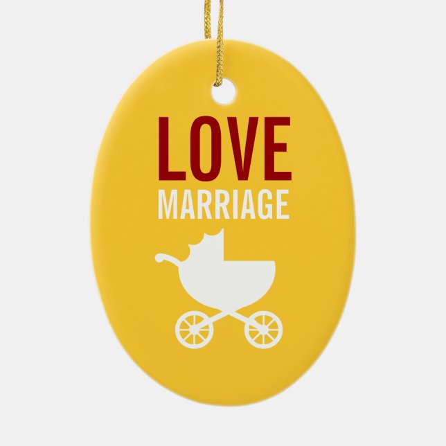 Ornamento do Sonogram - carruagem de bebê do (Verso)