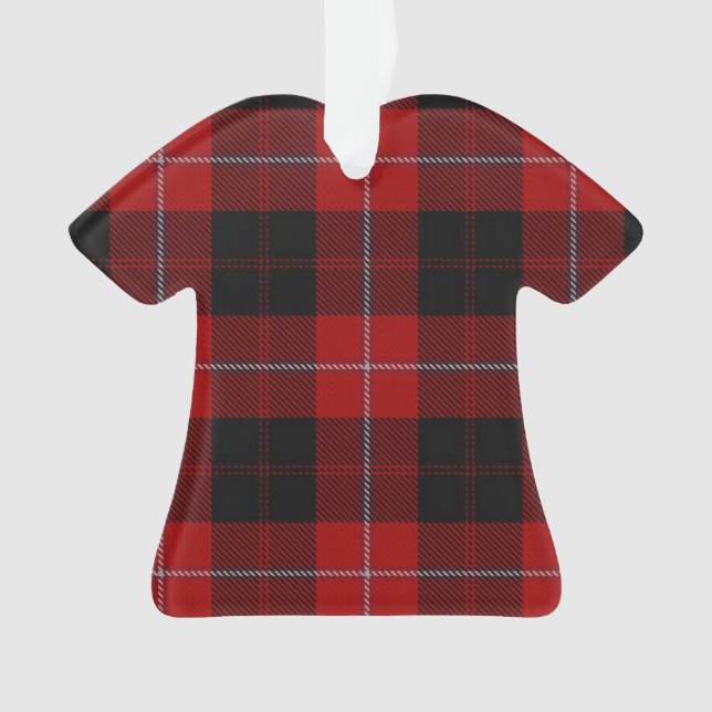 Ornamento do t-shirt do Tartan de Cunningham (Frente)