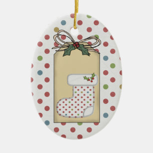 Ornamento do Tag do presente do Xmas do bebê