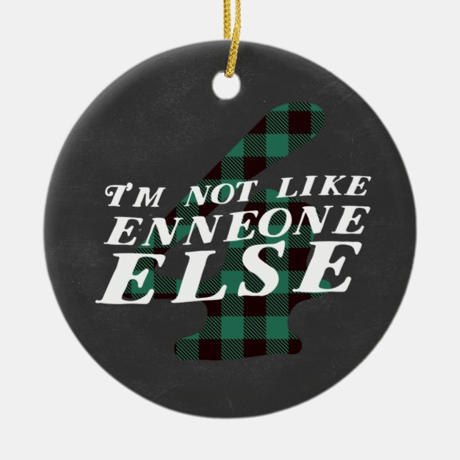 Ornamento do tema do Natal de Enneagram 4 (Frente)